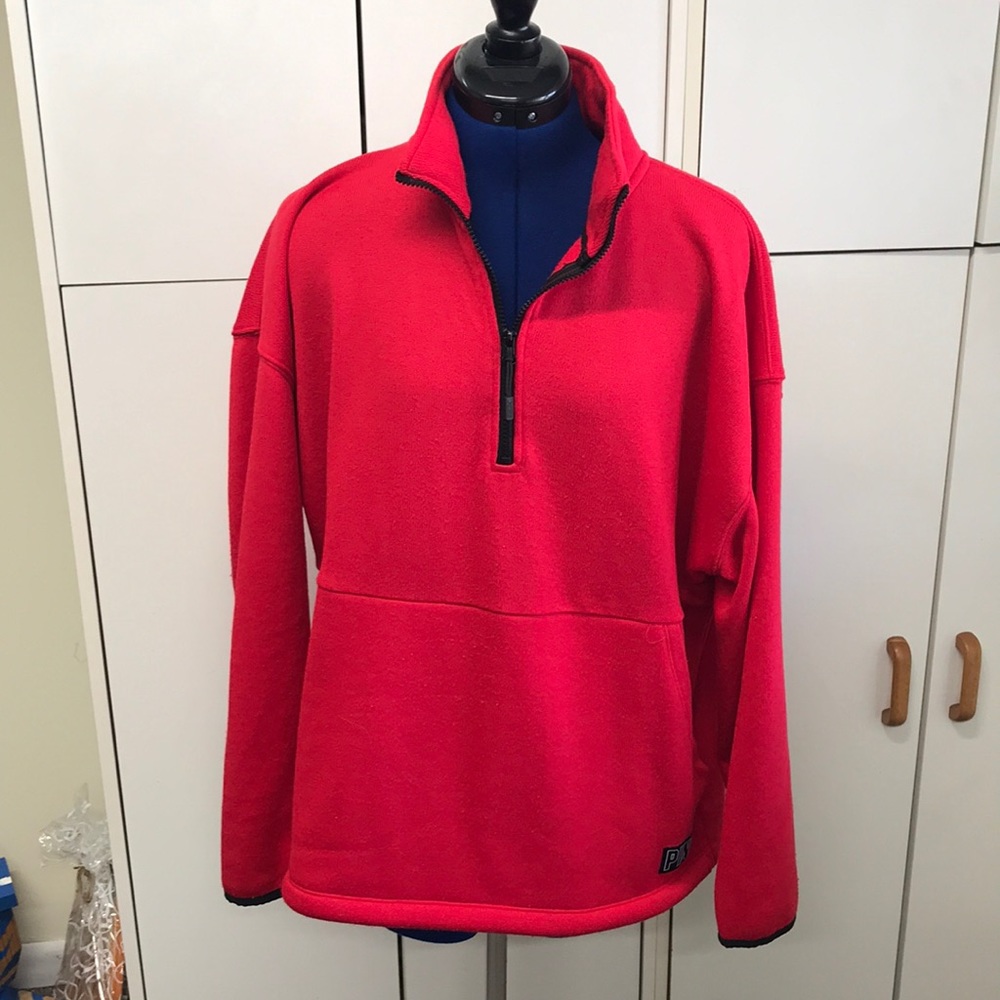 PINK Pullover 1/4 Zip Sweatshirt